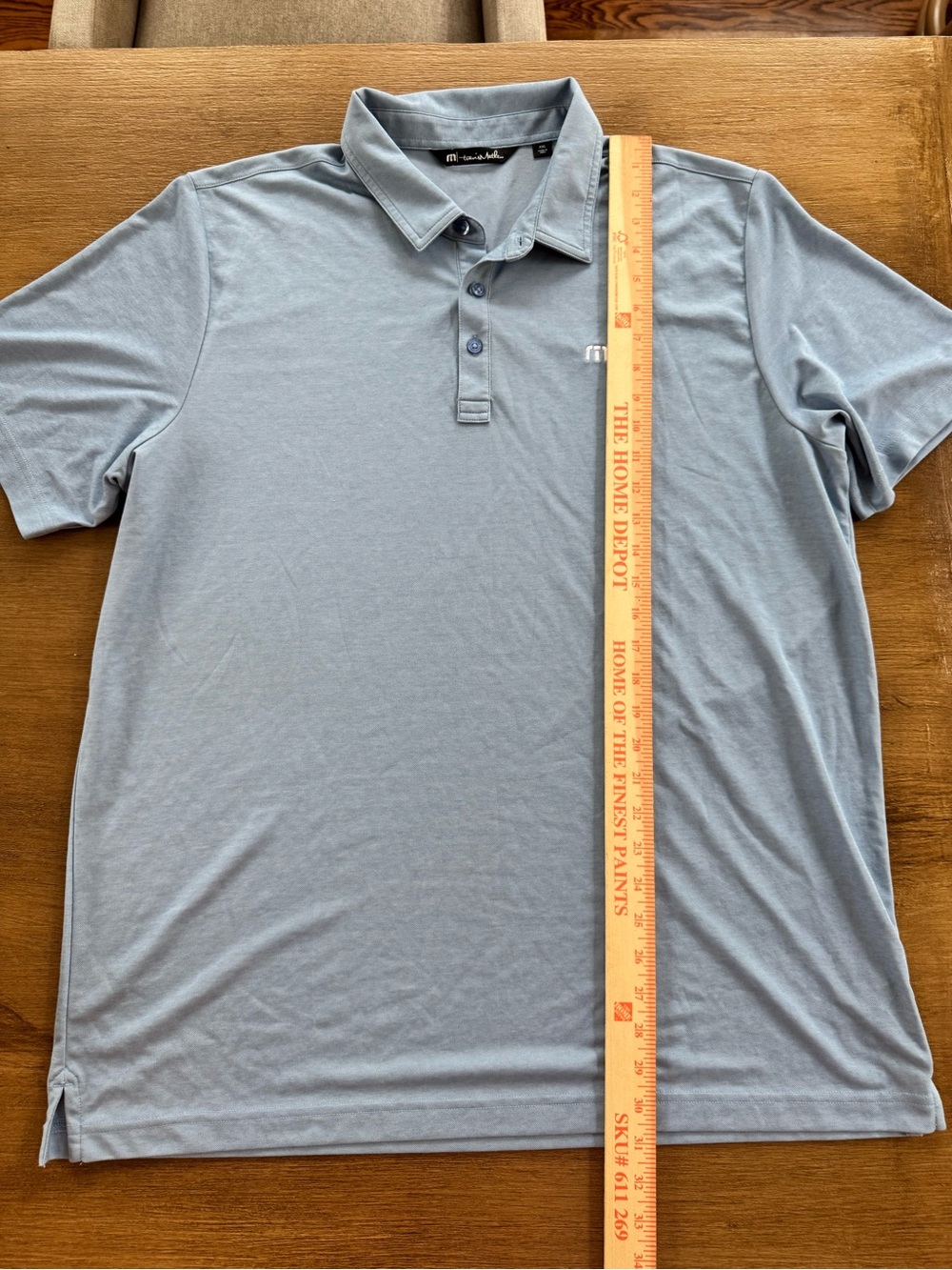 Travis Mathew Light Blue Men's Performance Polo